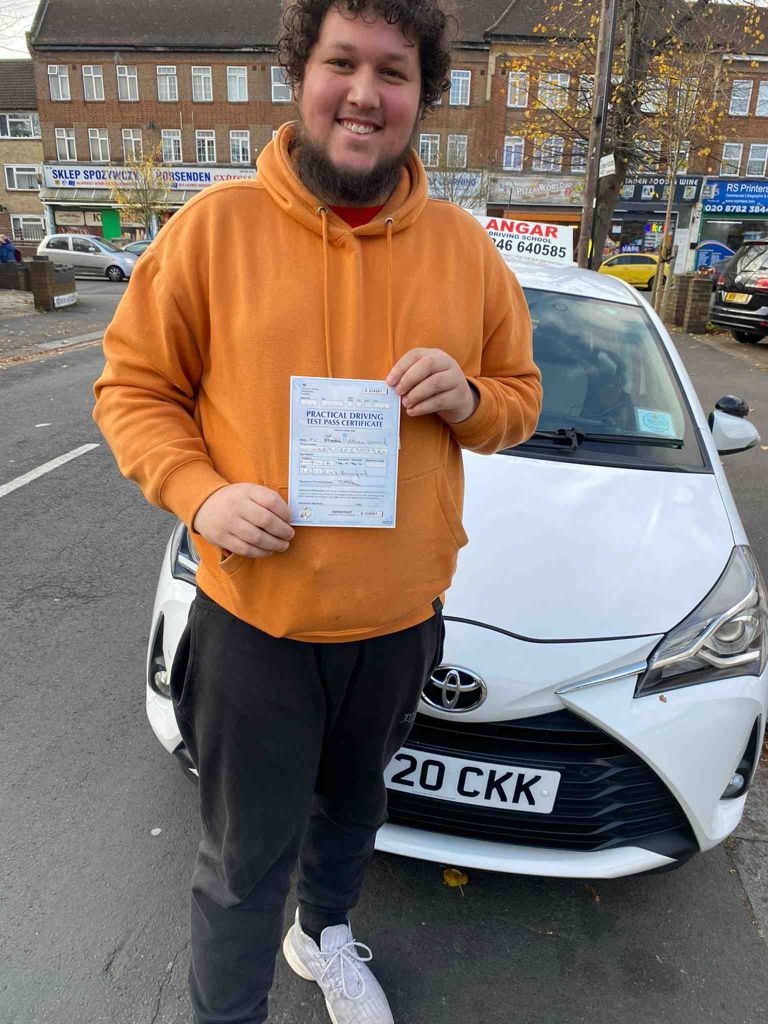 Manual driving test pass