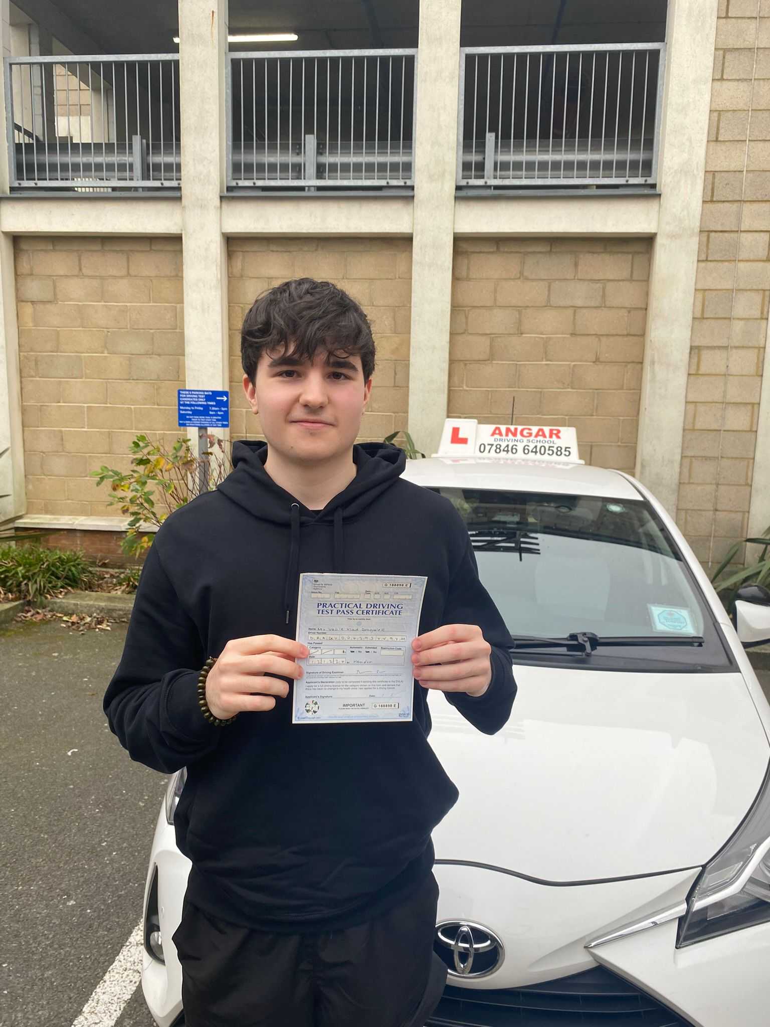 Manual driving test pass