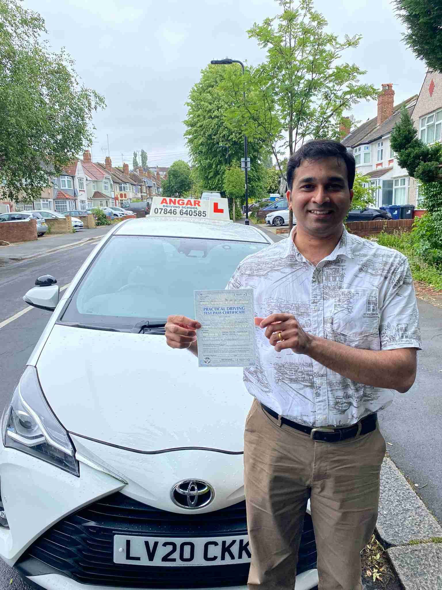 Manual driving test pass